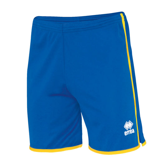 Errea Bonn Shorts Royal Blue Yellow Adult