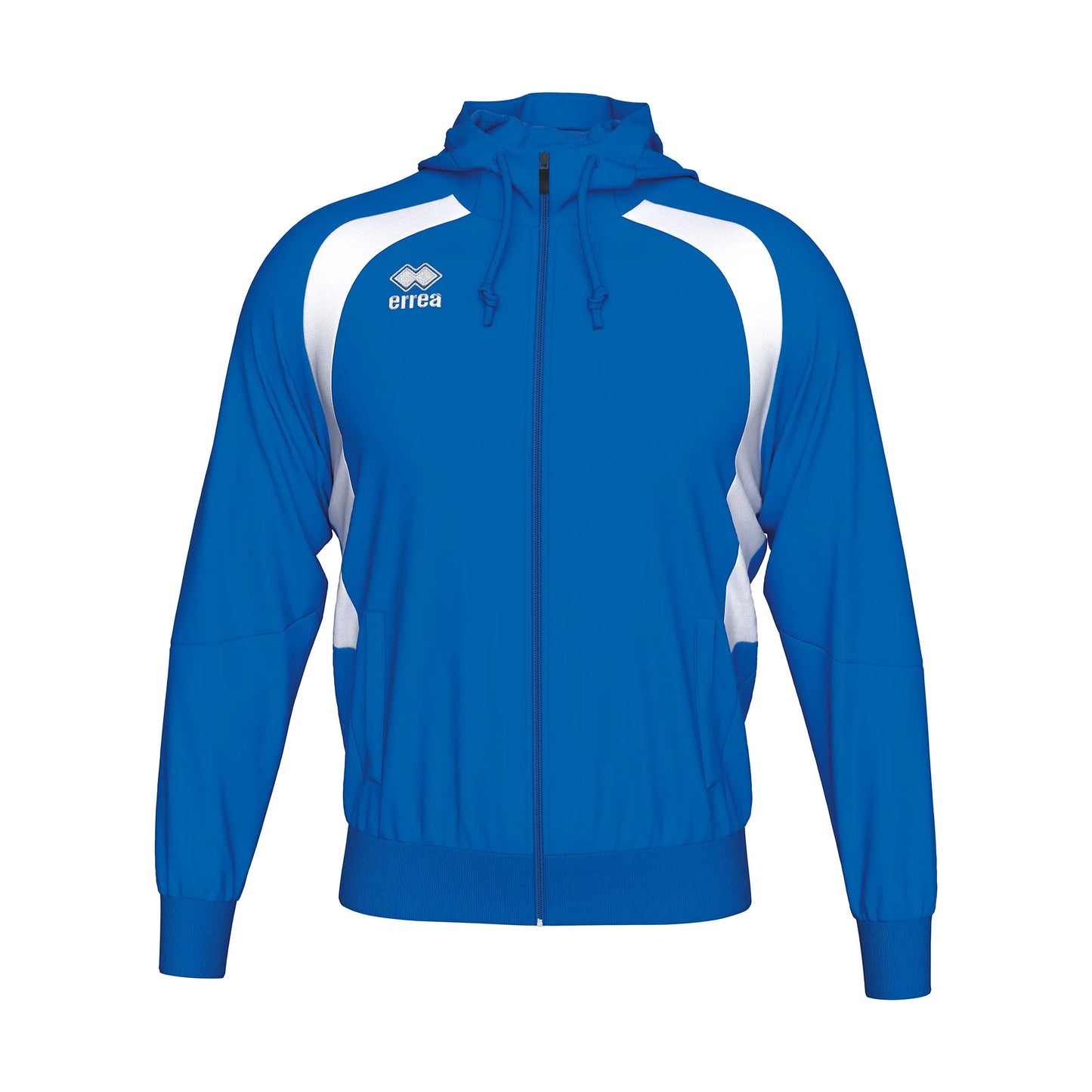 Errea Aris Zip Hoodie Royal Blue Junior