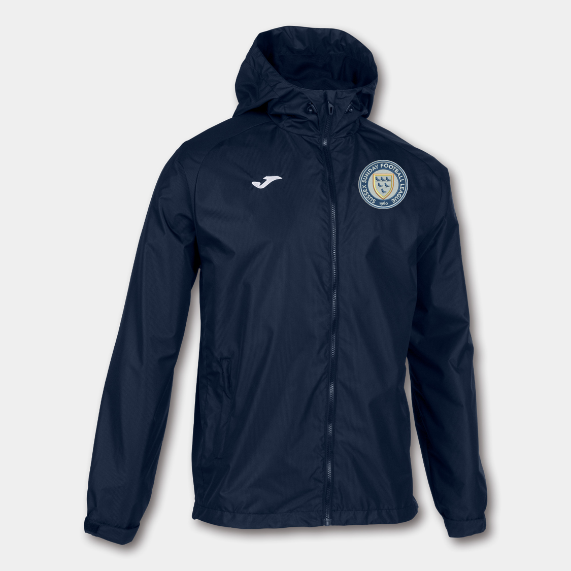 Sussex Sunday Football League Rain Jacket Navy (Cervino)
