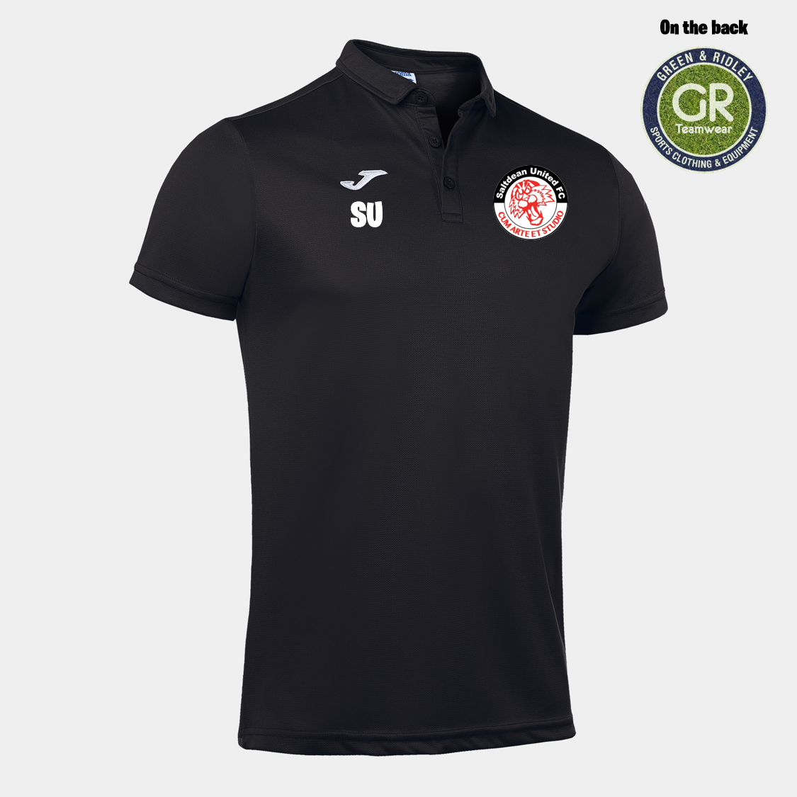 Saltdean United FC Coaches Polo Shirt Black (Hobby)