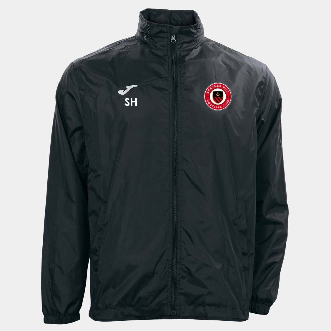 Scaynes Hill FC Shower Jacket Black Adult (Rain)