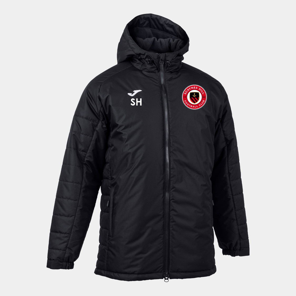 Scaynes Hill FC Winter Coat Black Adult (Cervino)