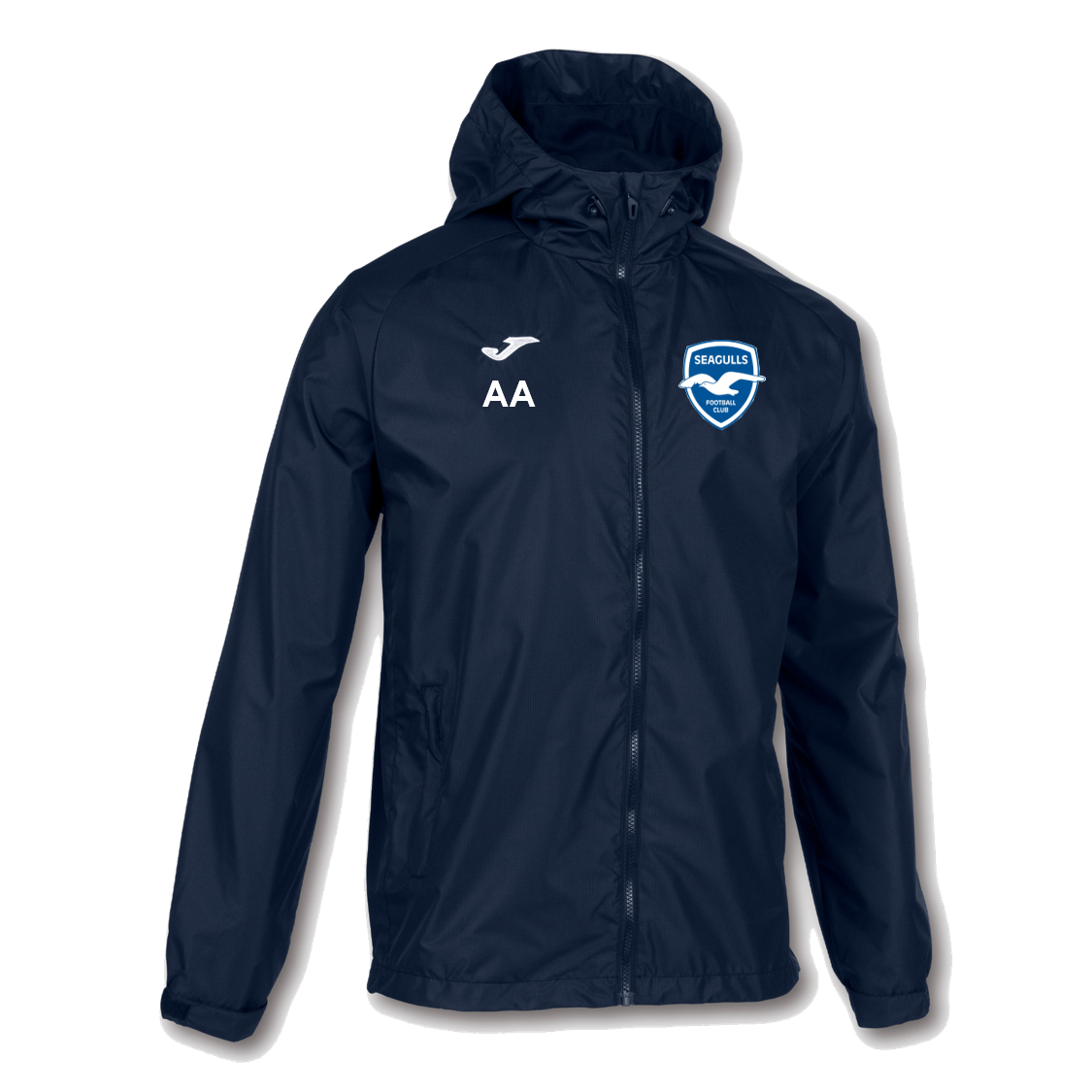 Seagulls FC Coaches Rain Jacket Navy Adult (Cervino)