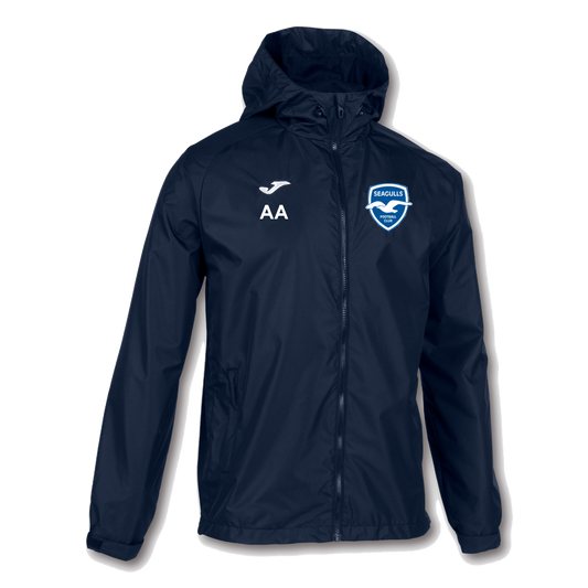 Seagulls FC Coaches Rain Jacket Navy Adult (Cervino)
