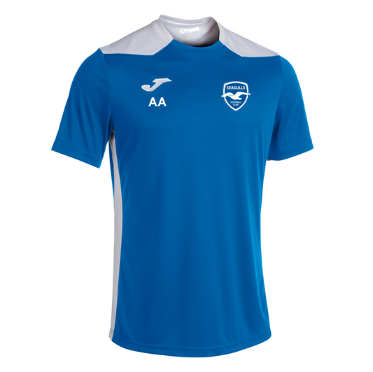 Seagulls FC Players Tee Royal/White Junior (C7)