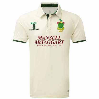 Burgess Hill Cricket Club Match Shirt Short Sleeved Adult (Ergo)