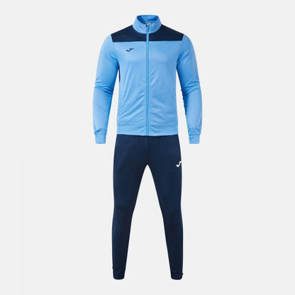 Joma Phoenix II Tracksuit Sky Blue Navy Junior