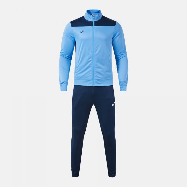 Joma Phoenix II Tracksuit Sky Blue Navy Adult