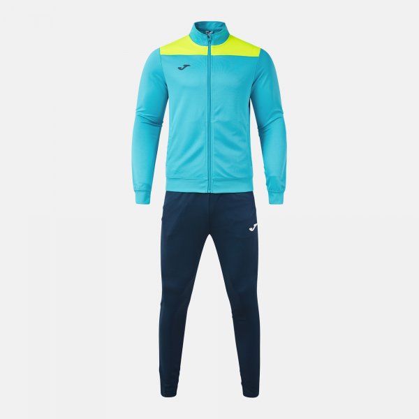 Joma Phoenix II Tracksuit Sky Blue Yellow Junior