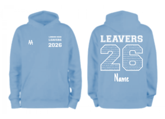 London Meed Leavers Hoodie 2026 Sky Blue