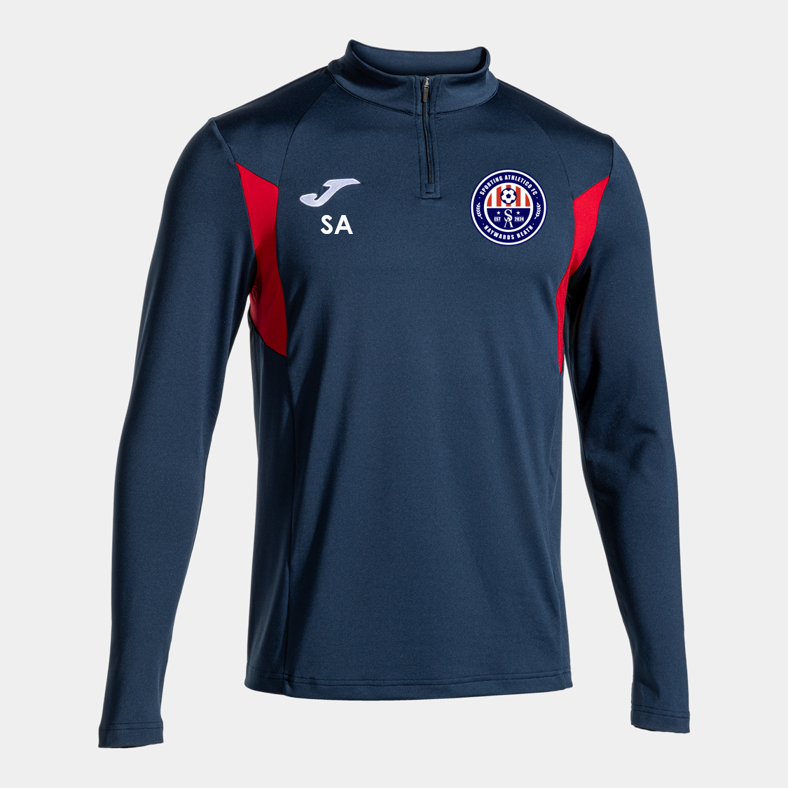 Sporting Athletico 1/4 Zip Navy/Red (Winner 3)