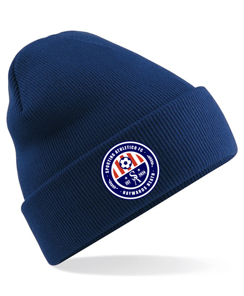Sporting Athletico Winter Hat Navy Blue