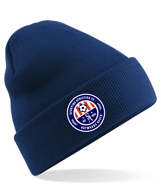 Sporting Athletico Winter Hat Navy Blue