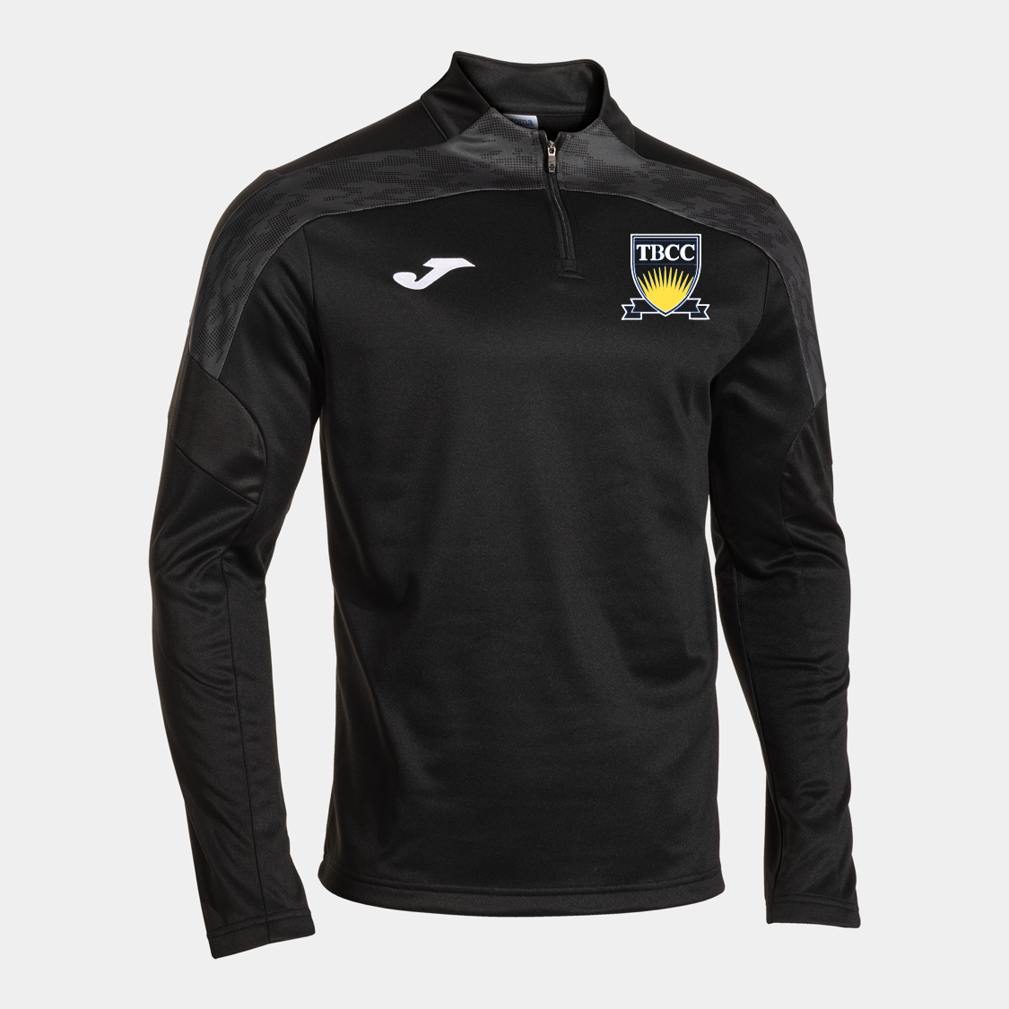 TBCC 6th Form 1/4 Zip Sweatshirt Black (C8)