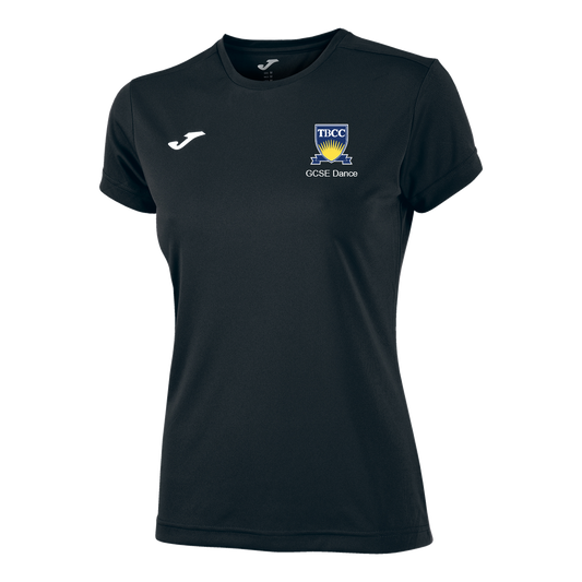 TBCC GCSE Dance Girls Fit* Tee Black Adult (Combi)