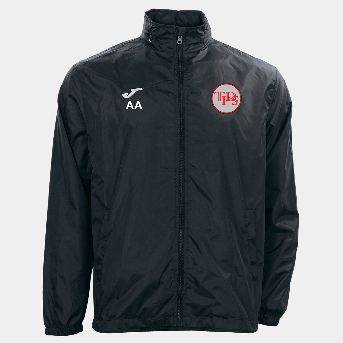 The Drive Prep School Shower Jacket Black Junior (Rain)