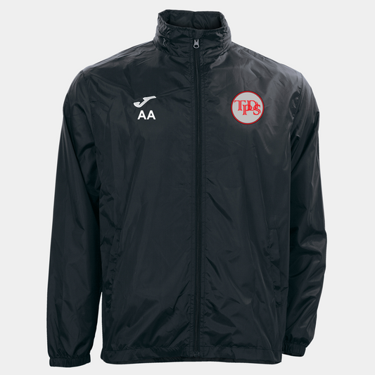 The Drive Prep School Shower Jacket Black Adult (Rain)