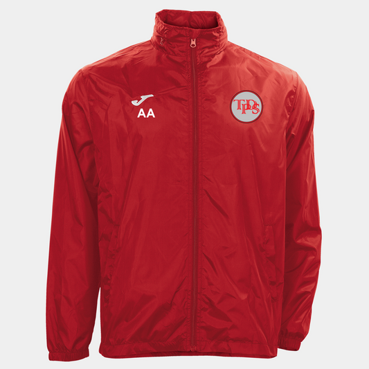 The Drive Prep School Shower Jacket Red Adult (Rain)