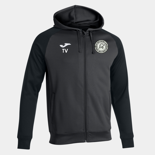 The View FC Zipped Hoody Black/Grey (Academy 4)