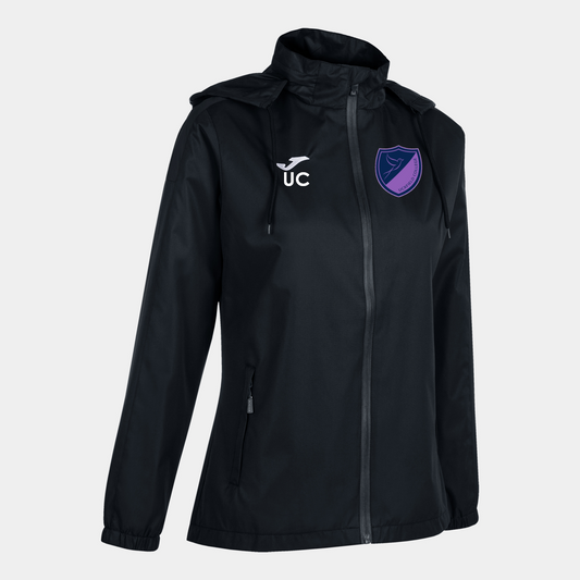 Uckfield College Rain Jacket Womens Fit Black (Trivor)