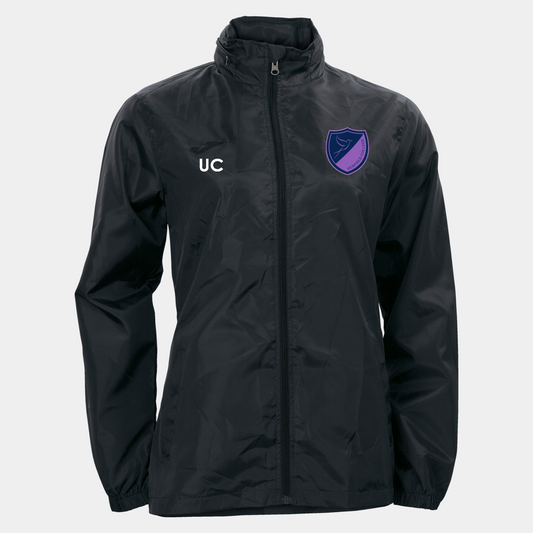Uckfield College Rain Jacket Womens Fit Black (Galia)
