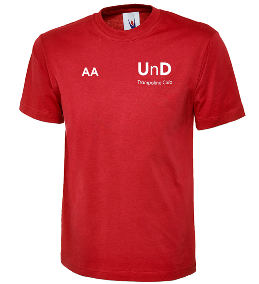 Up'n'Downs Trampoline Club Tee Red Junior (UC)