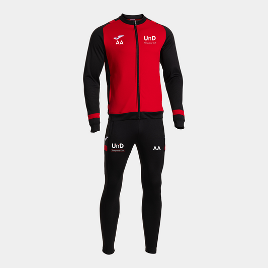 Up'n'Downs Trampoline Club Tracksuit Red/Black Adult (Lider)