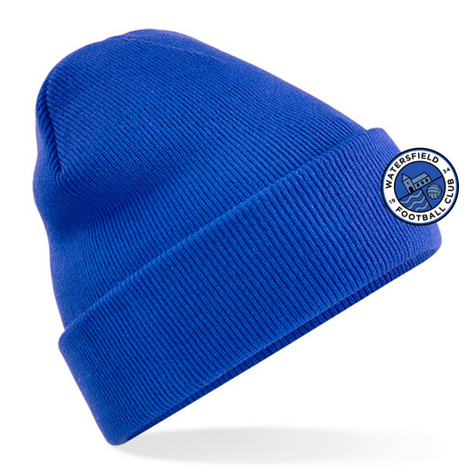 Watersfield FC Winter Hat Royal Blue