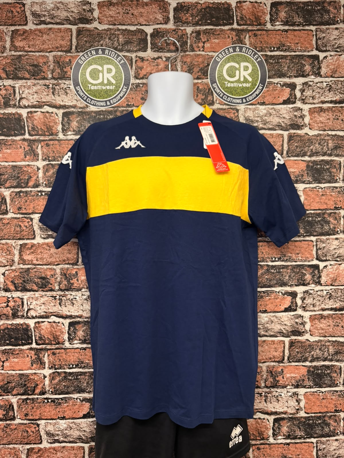 Kappa Large Navy and Yellow Bundle