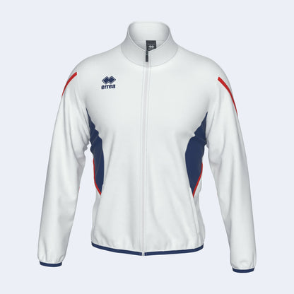 Errea Christopher Jacket White Red Junior