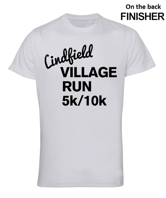 Lindfield Village Run Tee White Juniors (UC)