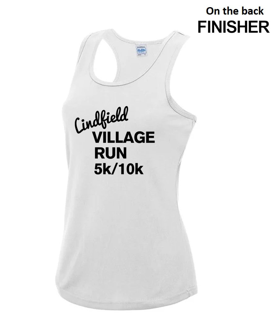 Lindfield Village Run Vests White Women