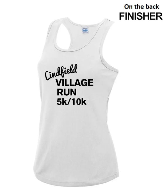 Lindfield Village Run Vests White Women