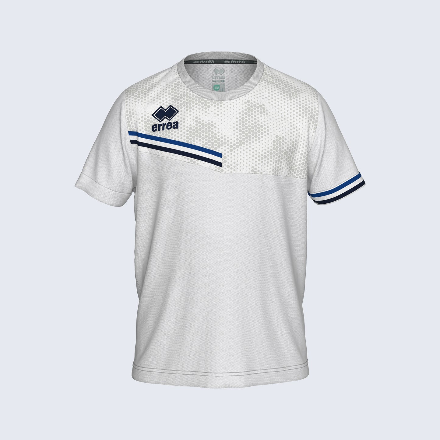 Errea Evan White Blue Tee Junior