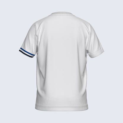 Errea Evan White Blue Tee Junior