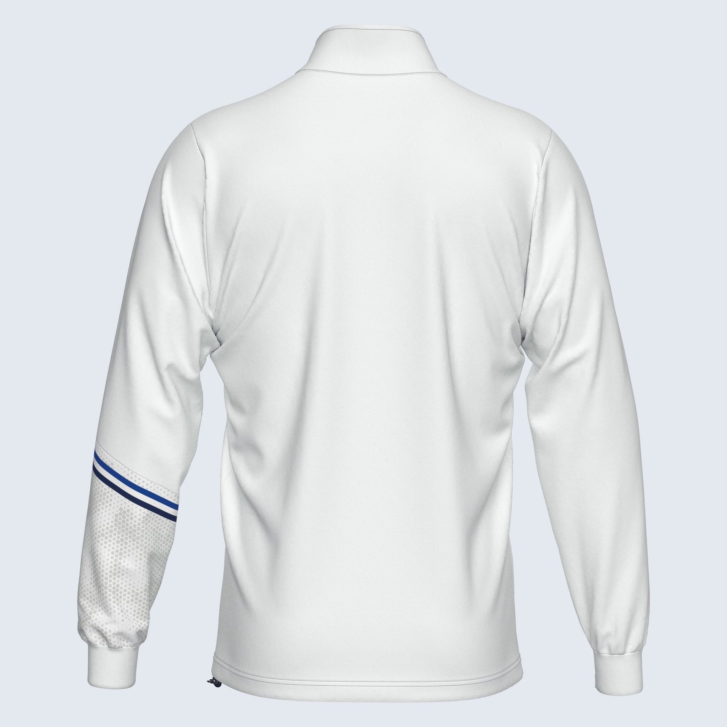 Errea Elias 1/4 Zip White Blue Junior