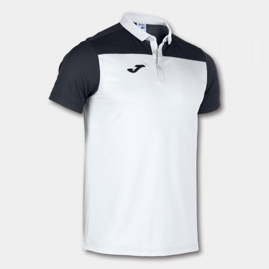 Joma Hobby II Polo White Black Junior