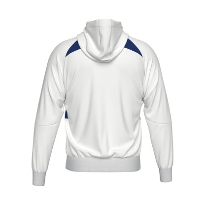 Errea Aris Zip Hoodie White Junior