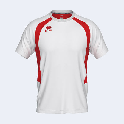 Errea Adrien Tee White Red Junior