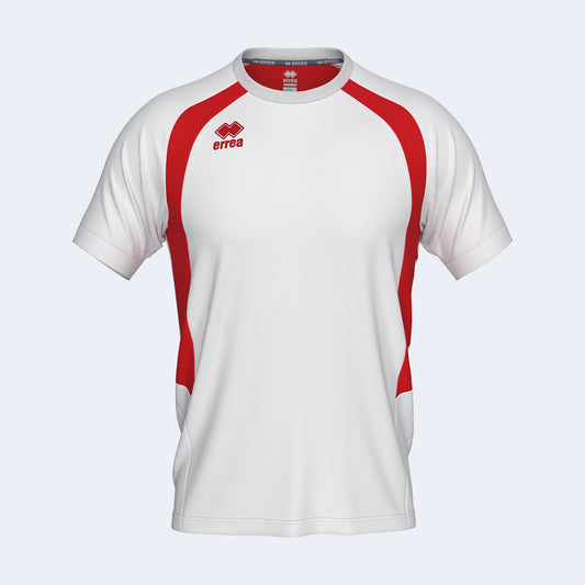 Errea Adrien Tee White Red Junior