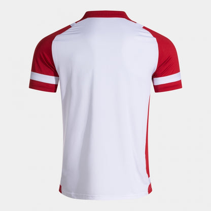 Joma Lider Polo White Red Junior
