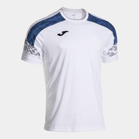 Joma Championship VIII Tee White Royal Blue Junior