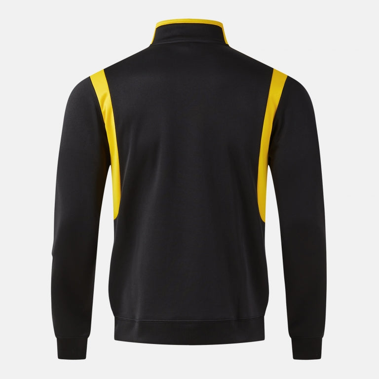 Joma Winner 4 1/4 Zip Black Yellow Junior