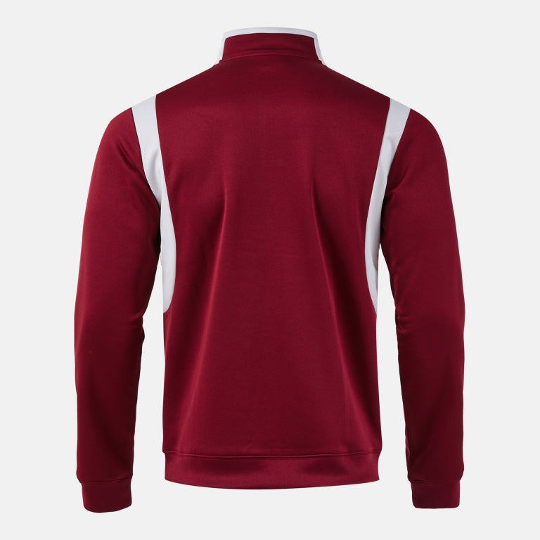 Joma Winner 4 1/4 Zip Burgundy Grey Junior