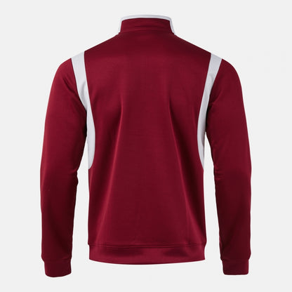 Joma Winner 4 1/4 Zip Burgundy Grey Junior