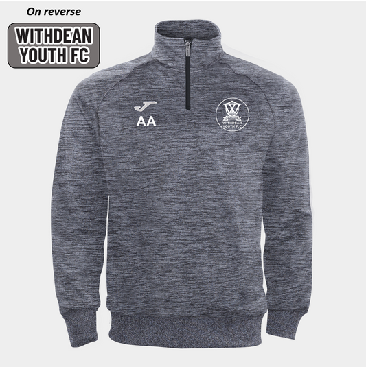 Withdean Youth FC Training 1/4 Zip Grey Junior (Faraon)