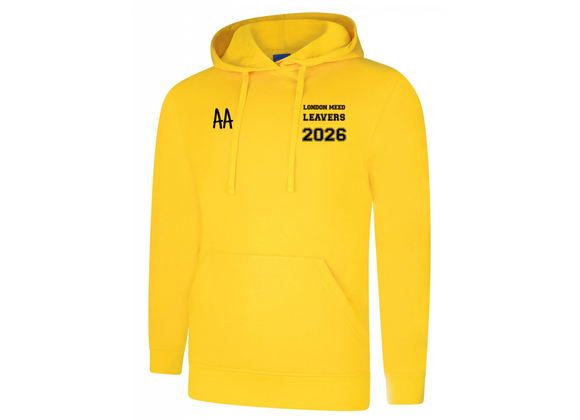 London Meed Leavers Hoodie 2026 Yellow