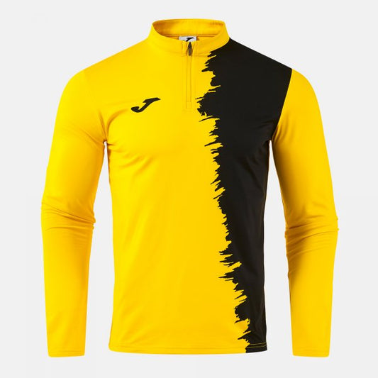 Joma Picasho City 1/4 Zip Yellow Black Adult