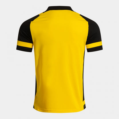 Joma Lider Polo Yellow Black Junior