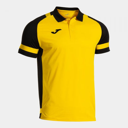 Joma Lider Polo Yellow Black Junior